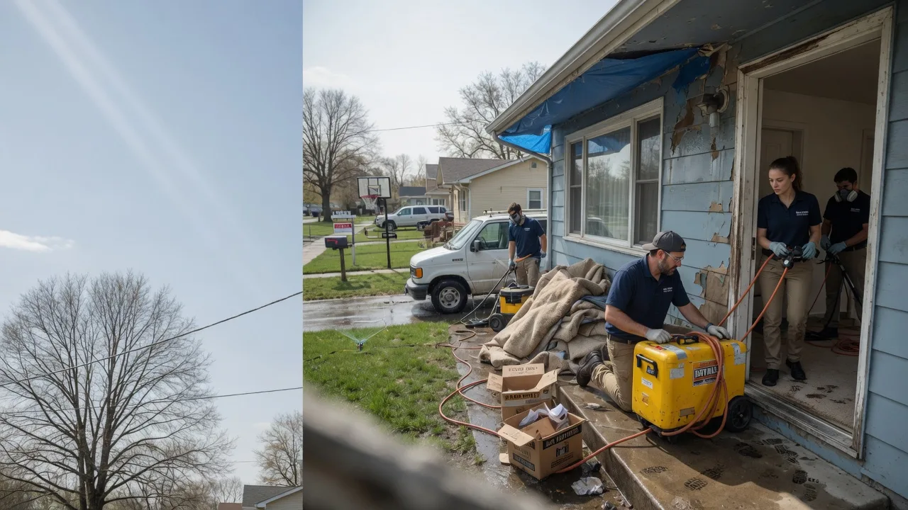 Basement Flood Cleanup in Fairborn, OH near me